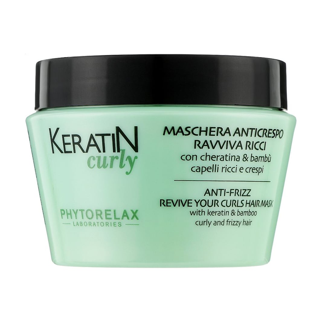 Маска Phytorelax Laboratories Keratin Curly Revive Your Curls Anti-Frizz Hair Mask для в'юнкого волосся, 250 мл
